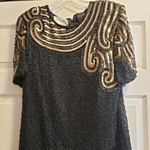 Vintage beaded top